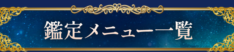鑑定メニュー一覧